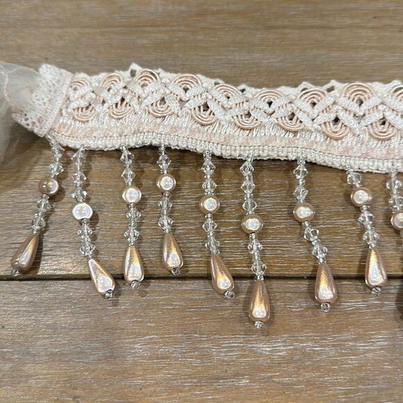 Free People x Curried Myrrh Mavis Soft Beaded Headband - Rare - Picture 10 of 12